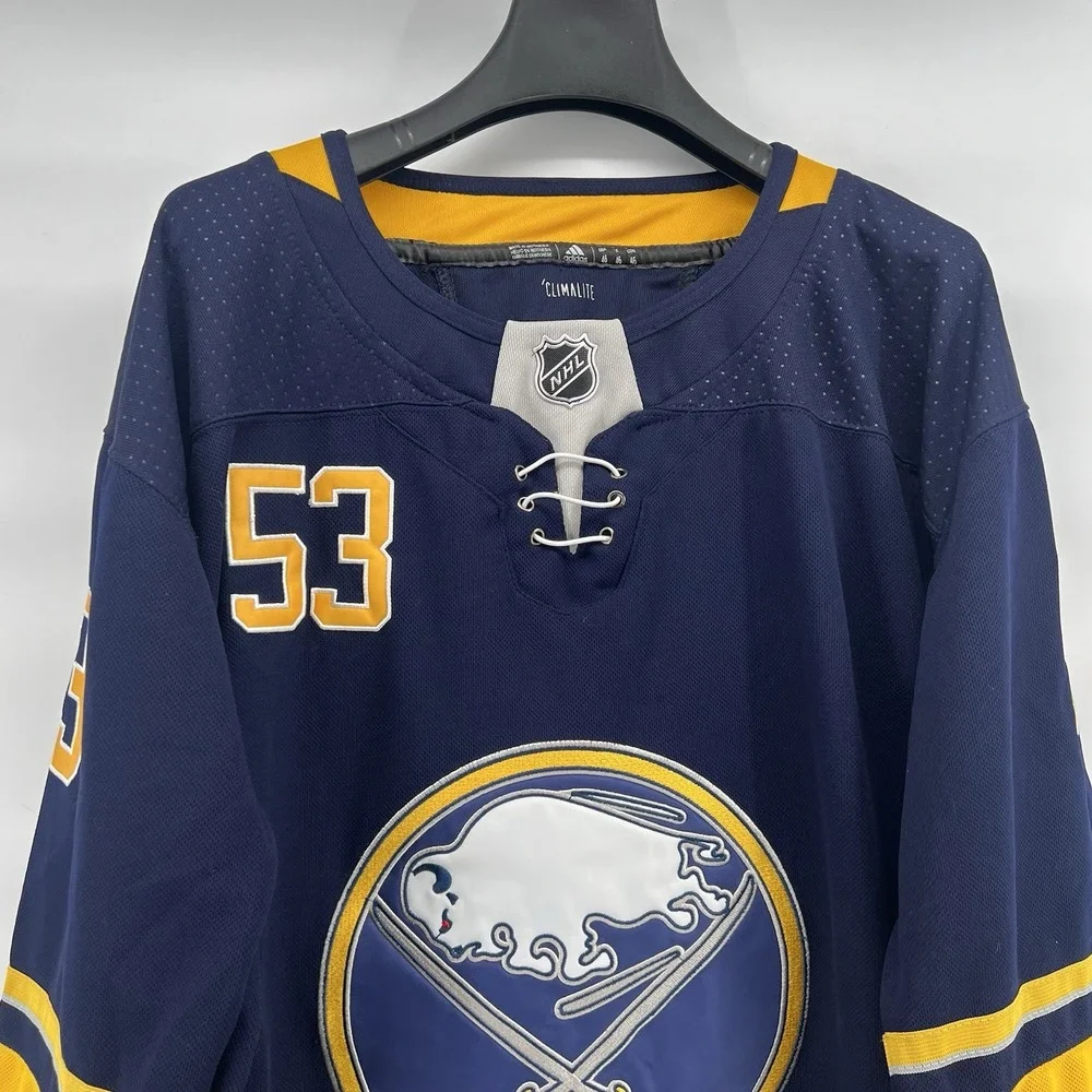 Buffalo Sabres Jeff Skinner #53‎ Adidas NHL Jersey Men's 46 M Climalite - Picture 8 of 15
